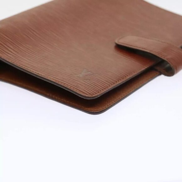 LOUIS VUITTON Epi Agenda MM Day Planner Cover Brown R20043 LV Auth 54212 - Picture 6 of 11